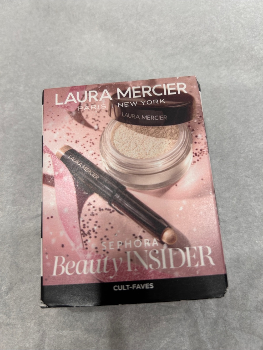 laura mercier Translucent Setting Powder with Pink Eye Shadow Stick